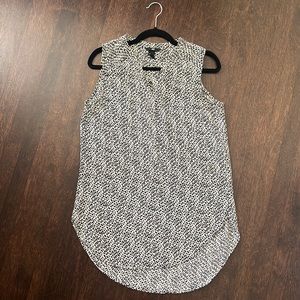 H&M Blue and White Tunic - Size 6